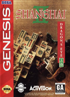 Carátula del juego Shanghai II Dragon's Eye (Genesis)