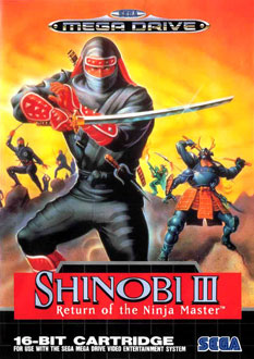 Carátula del juego Shinobi III Return of the Ninja Master (Genesis)