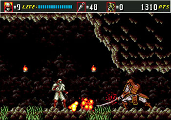 Pantallazo del juego online Shinobi III Return of the Ninja Master (Genesis)