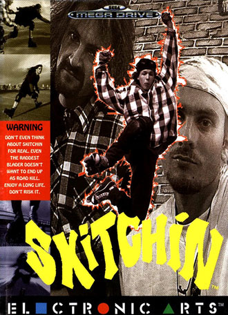 Carátula del juego Skitchin' (Genesis)