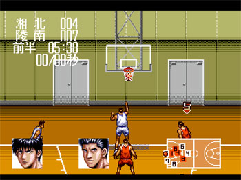 Pantallazo del juego online From TV Animation Slam Dunk Kyougou Makkou Taiketsu! (Genesis)