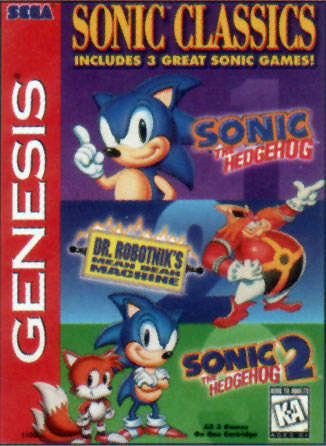 Carátula del juego Sonic Classics (Genesis)