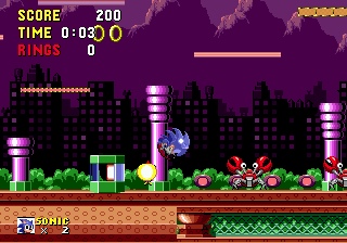 Pantallazo del juego online Sonic the Hedgehog (Genesis)