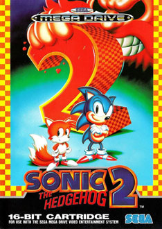 Carátula del juego Sonic the Hedgehog 2 (Genesis)