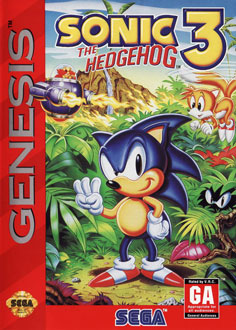 Carátula del juego Sonic the Hedgehog 3 (Genesis)