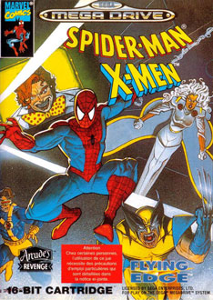 Carátula del juego Spider-Man - X-Men - Arcade's Revenge (Genesis)