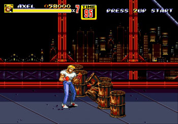 Pantallazo del juego online Streets of Rage 2 (Genesis)