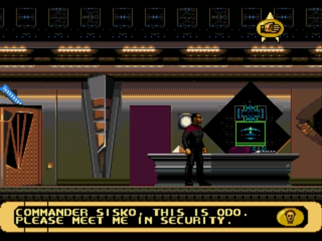 Pantallazo del juego online Star Trek Deep Space Nine Crossroads of Time (Genesis)