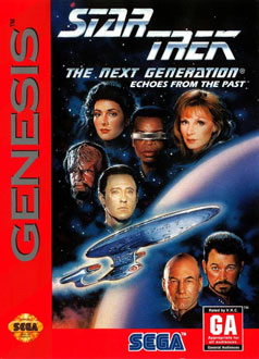 Carátula del juego Star Trek The Next Generation Echoes From the Past (Genesis)
