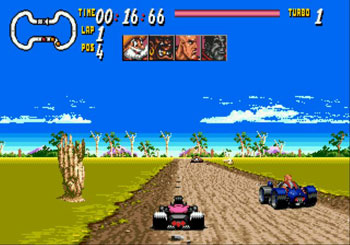 Pantallazo del juego online Street Racer (Genesis)