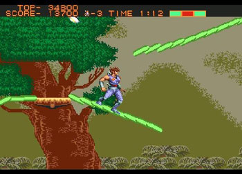 Pantallazo del juego online Strider (Genesis)