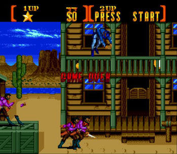 Pantallazo del juego online Sunset Riders (Genesis)