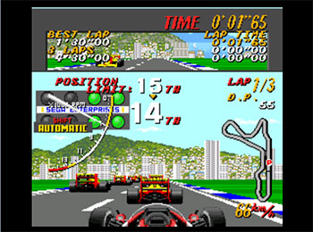 Pantallazo del juego online Super Monaco GP (Genesis)