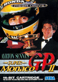 Carátula del juego Ayrton Senna's Super Monaco GP II (Genesis)