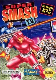 Carátula del juego Super Smash TV (Genesis)