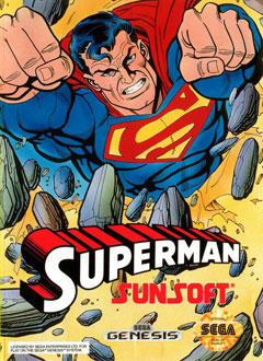 Carátula del juego Superman (Genesis)