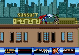 Pantallazo del juego online Superman (Genesis)