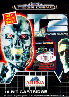 Carátula del juego T2 The Arcade Game (Genesis)