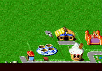 Pantallazo del juego online Theme Park (Genesis)