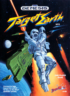Carátula del juego Target Earth (Genesis)