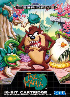 Carátula del juego Taz-Mania (Genesis)