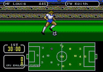 Pantallazo del juego online Tecmo Cup Football Game (Genesis)