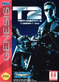 Carátula del juego T2 Judgment Day (Genesis)