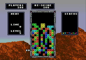 Pantallazo del juego online Tetris (Genesis)