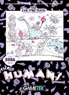 Carátula del juego The Humans (Genesis)