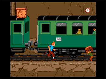 Pantallazo del juego online Tintin en el Tibet (Genesis)