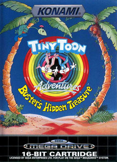 Carátula del juego Tiny Toon Adventures Buster's Hidden Treasure (Genesis)