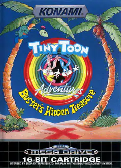 Portada de la descarga de Tiny Toon Adventures: Buster’s Hidden Treasure
