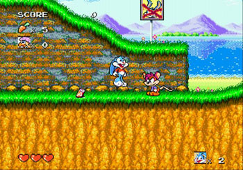 Pantallazo del juego online Tiny Toon Adventures Buster's Hidden Treasure (Genesis)