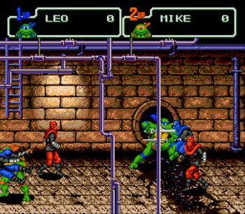 Pantallazo del juego online Teenage Mutant Ninja Turtles The Hyperstone Heist (Genesis)