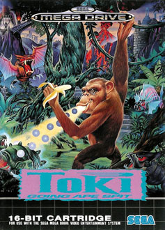 Carátula del juego Toki Going Ape Spit (Genesis)
