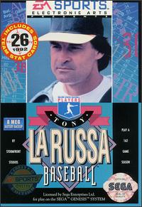 Carátula del juego Tony La Russa Baseball (Genesis)