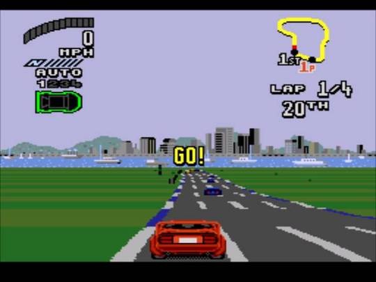 Pantallazo del juego online Top Gear 2 (Genesis)