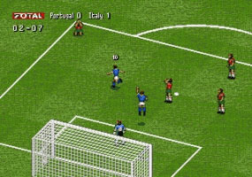 Pantallazo del juego online Total Football (Genesis)
