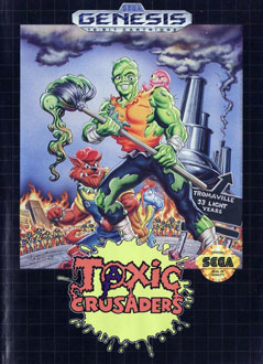 Carátula del juego Toxic Crusaders (Genesis)