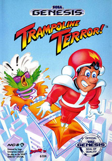 Carátula del juego Trampoline Terror (Genesis)