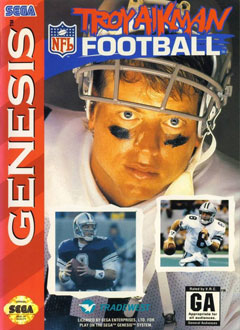 Carátula del juego Troy Aikman NFL Football (Genesis)