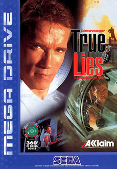 Carátula del juego True Lies (Genesis)