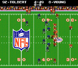 Pantallazo del juego online Tecmo Super Bowl (Genesis)