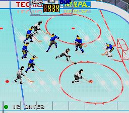 Pantallazo del juego online Tecmo Super Hockey (Genesis)