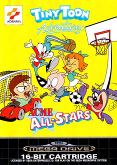 Carátula del juego Tiny Toon Adventures Acme All-Stars (Genesis)