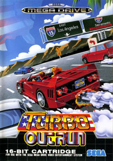 Carátula del juego Turbo Out Run (Genesis)