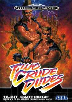 Carátula del juego Two Crude Dudes (Genesis)