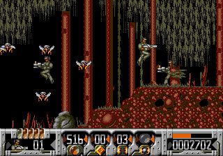 Pantallazo del juego online Universal Soldier (Genesis)