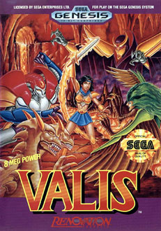 Carátula del juego Valis (Genesis)