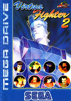 Carátula del juego Virtua Fighter 2 (Genesis)